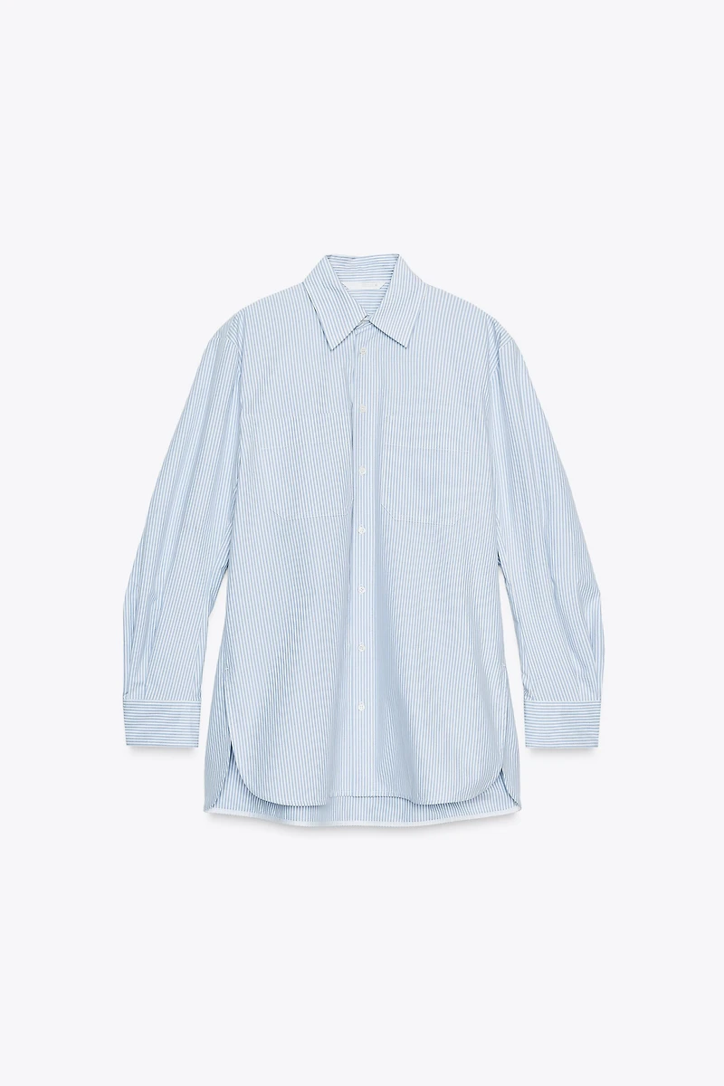 STRIPED POCKET SHIRT ZW COLLECTION