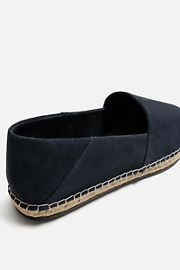 LEATHER ESPADRILLE