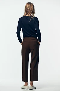 PANTS WITH SLIT HEMS