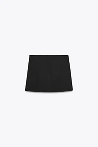 PLEATED WRAP SKORT