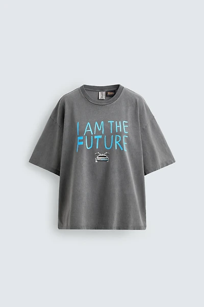 BACK TO THE FUTURE ILLUSTRATION T-SHIRT DYLAN'S CLUB X ZARA