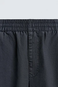 WASHED RELAXED FIT PANTS