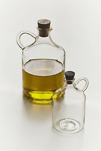 BOROSILICATE GLASS OIL AND VINEGAR CRUET