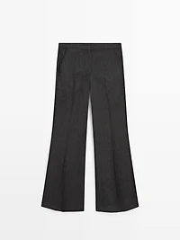 Flare fit trousers
