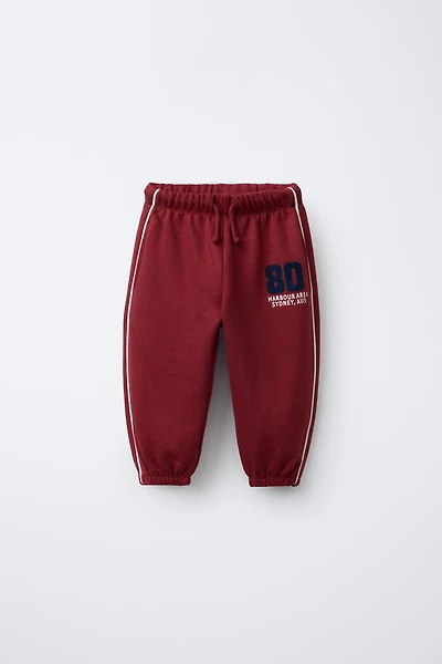 NUMBER JOGGER PANTS