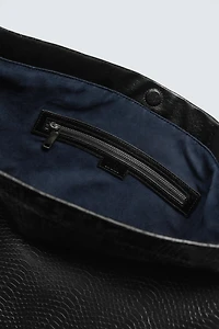 SAC SHOPPER EFFET CROCODILE