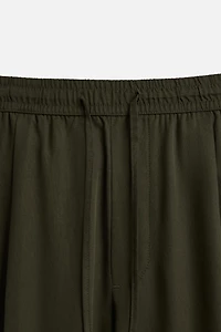 RELAXED FIT LYOCELL PANTS