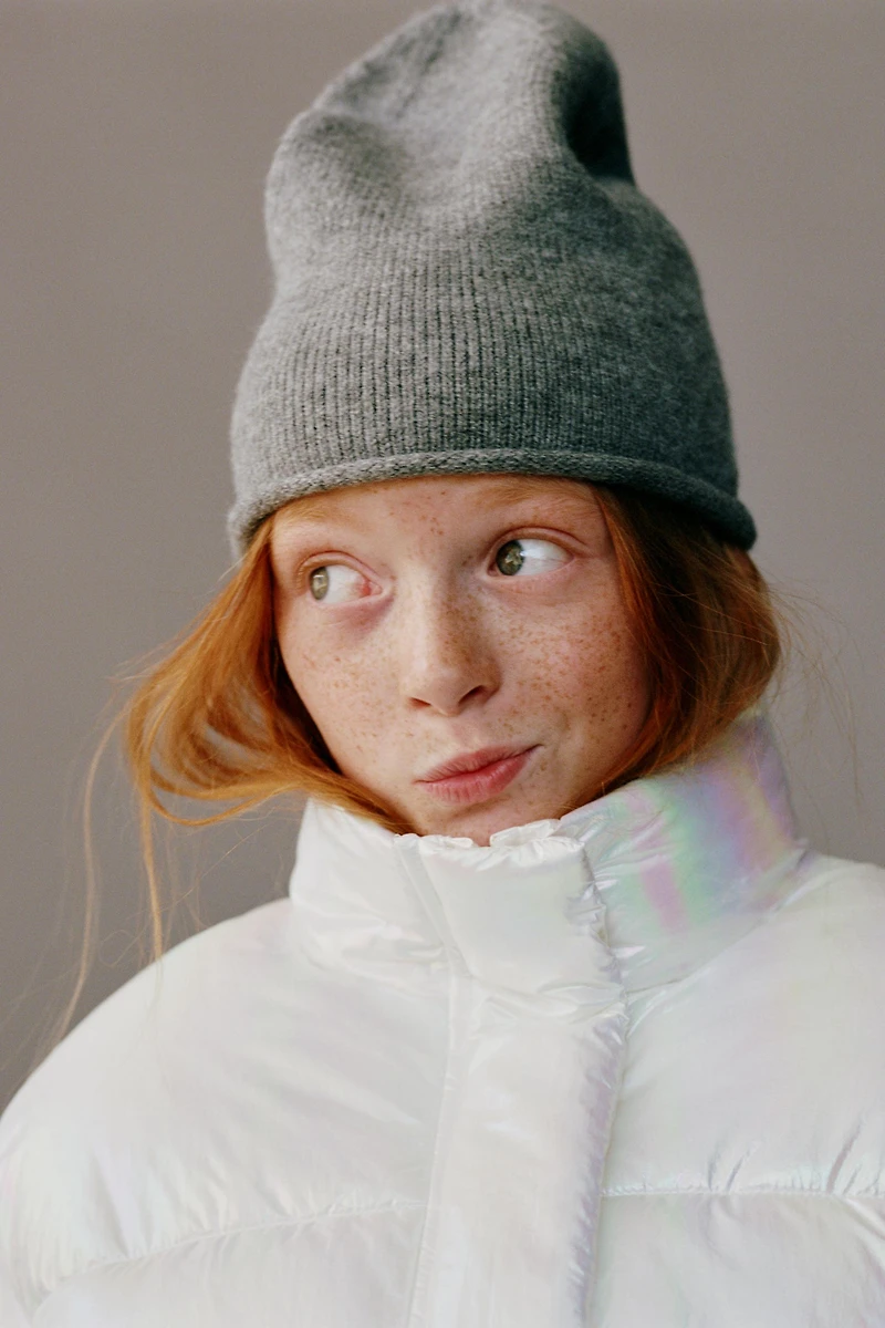 SHINY FINISH PUFFER JACKET