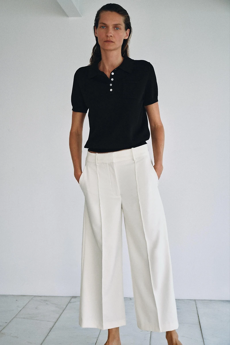 SHORT SLEEVE KNIT POLO SHIRT