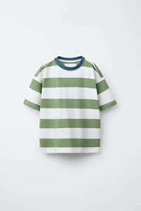 WIDE STRIPE T-SHIRT