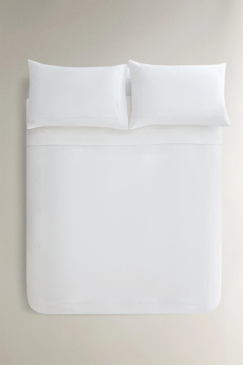 LINEN HEMSTITCHED DUVET COVER