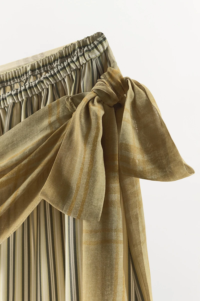 STRIPED PAREO PANTS