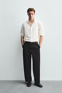 LYOCELL - COTTON BALLOON FIT PANTS