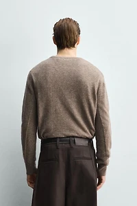 WOOL BLEND HENLEY JUMPER