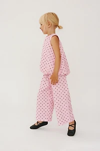 POLKA DOT PRINTED BALLOON TOP