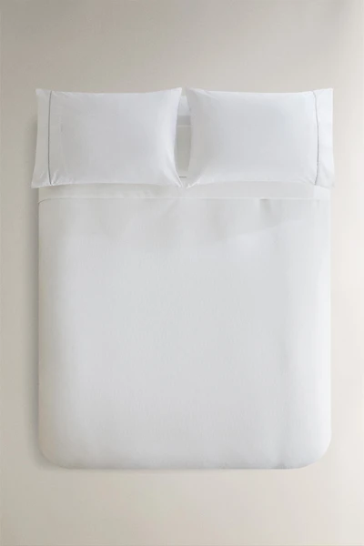 PIQUÉ PIPING DUVET COVER