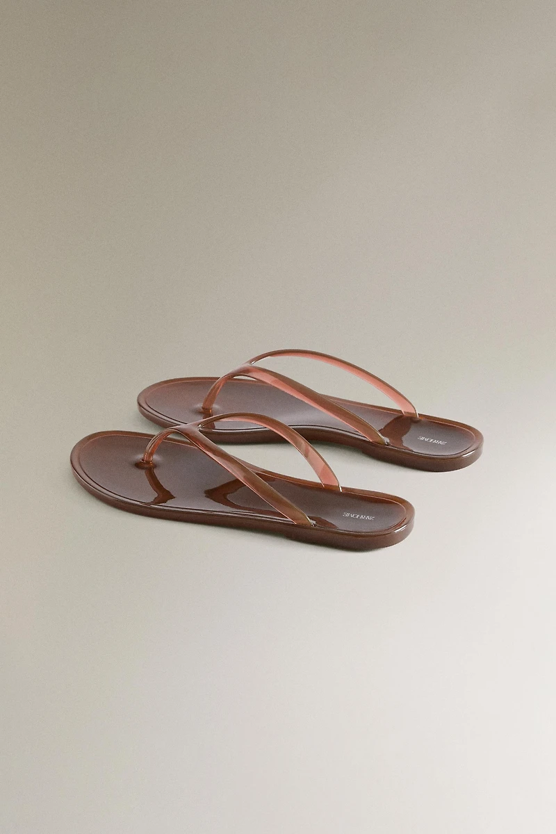 SANDALES PLATES JELLY