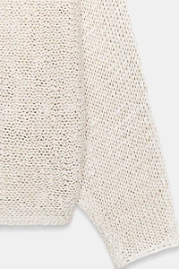 PULL EN MAILLE À MANCHES AMPLES