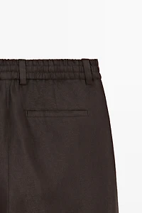 Total look 100% linen pants
