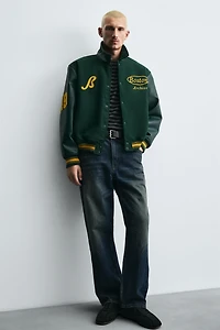 COMBINATION BOMBER JACKET