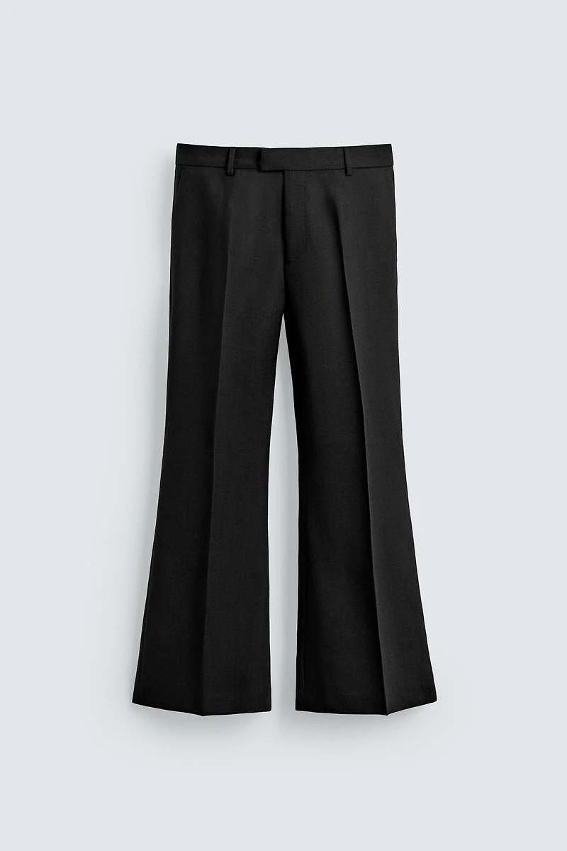 PANTALON FLARE FIT DE COSTUME 100% LAINE LIMITED EDITION