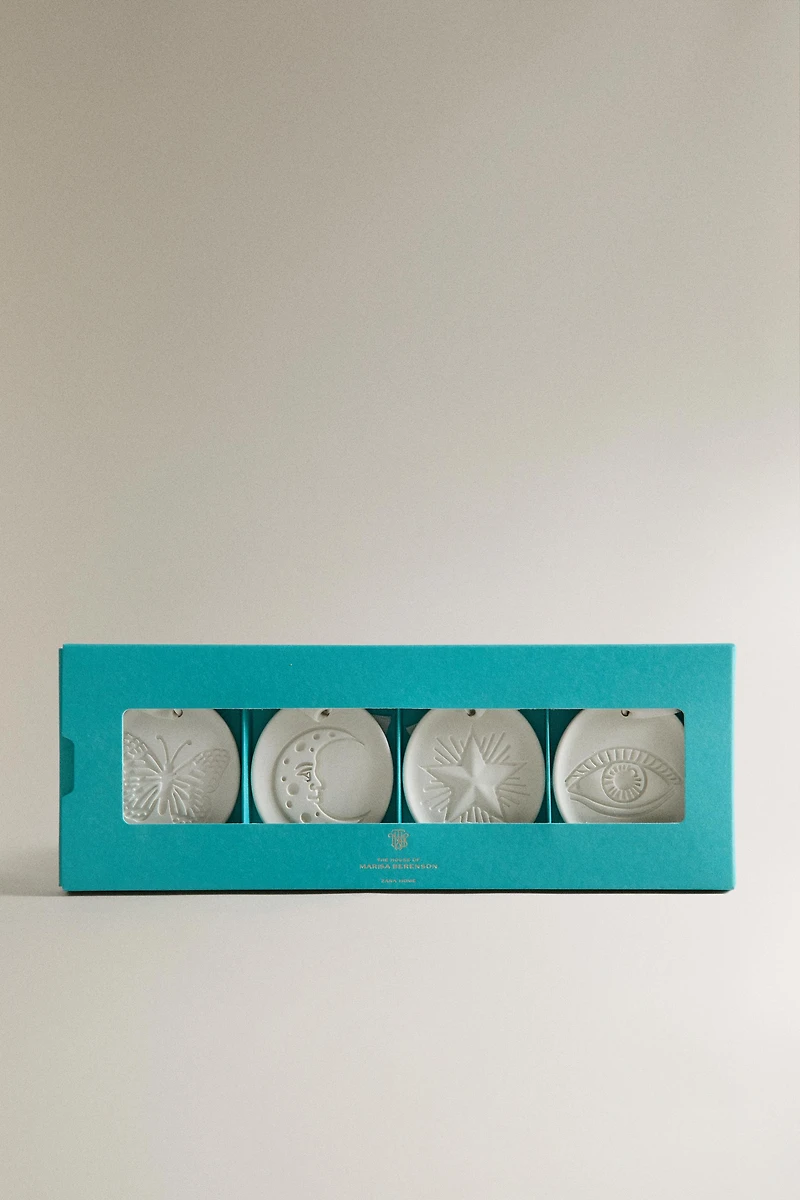 MARISA BERENSON DECORATIVE CERAMIC PACK (PACK OF 4)