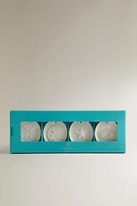 MARISA BERENSON DECORATIVE CERAMIC PACK (PACK OF 4)
