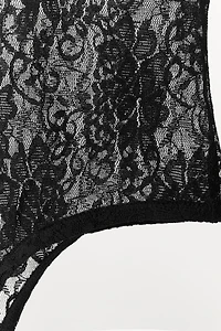 LONG SLEEVE LACE BODYSUIT