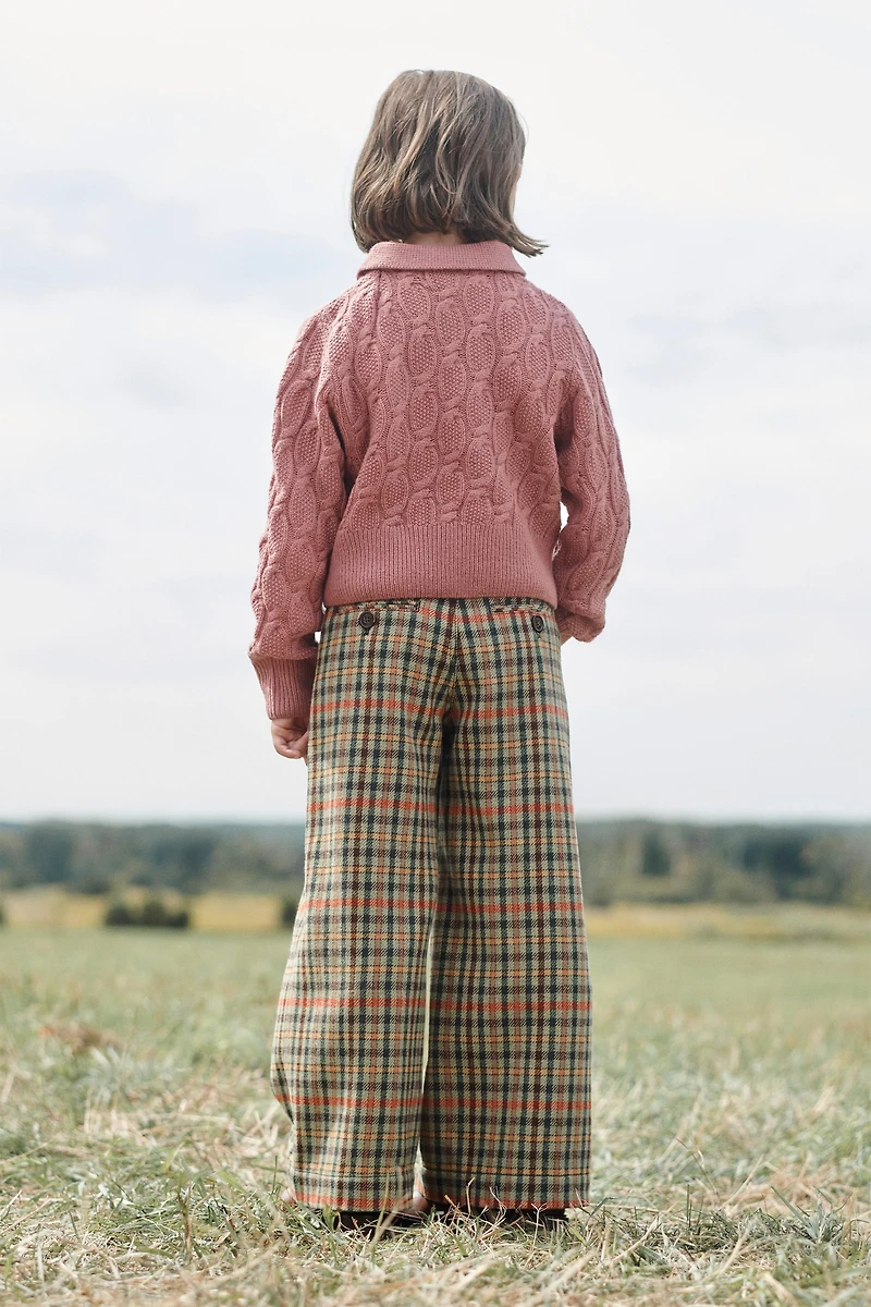 POLO EN MAILLE À TORSADES LAINE ÉDITION LIMITÉE