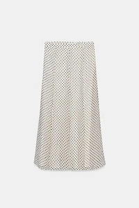 ZW COLLECTION POLKA DOT MIDI SKIRT