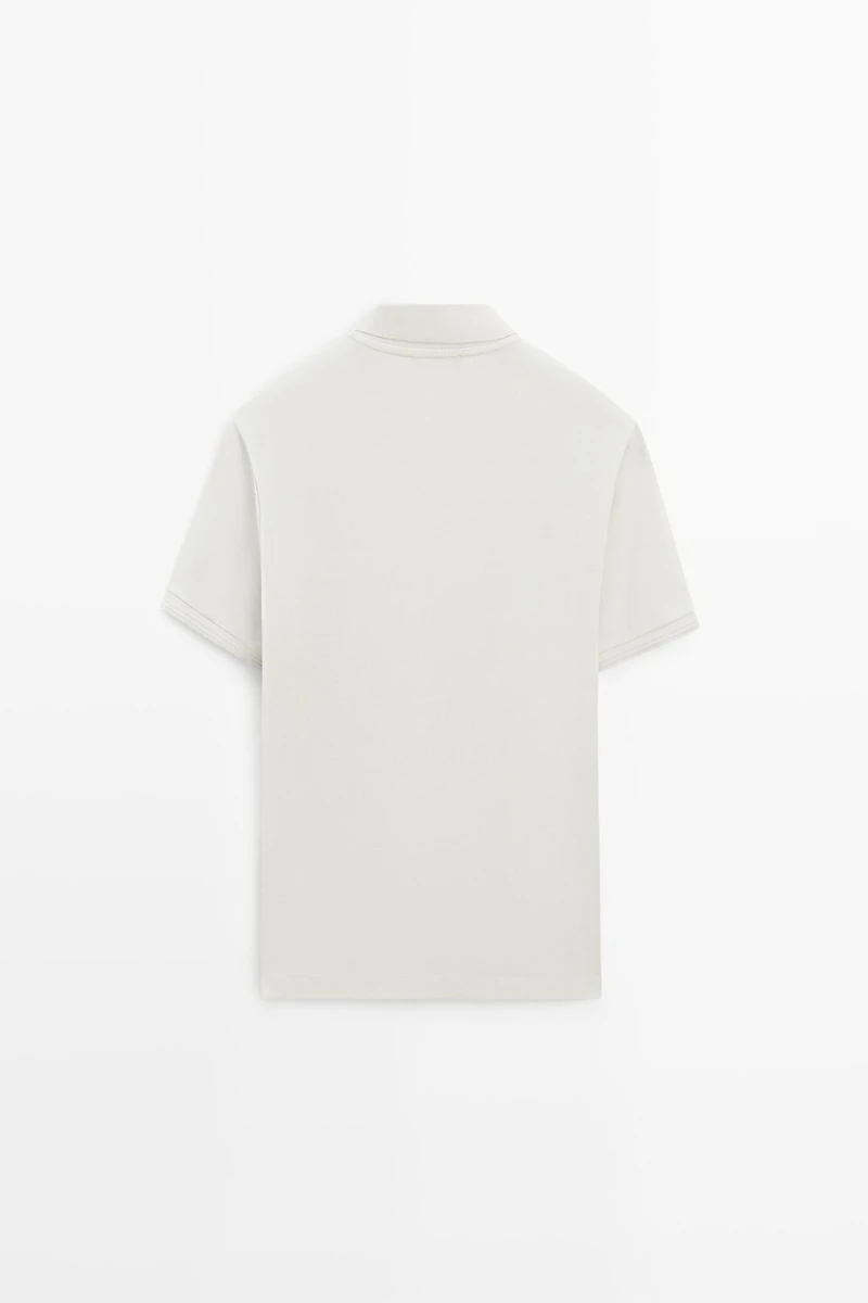 100% cotton short sleeve polo shirt