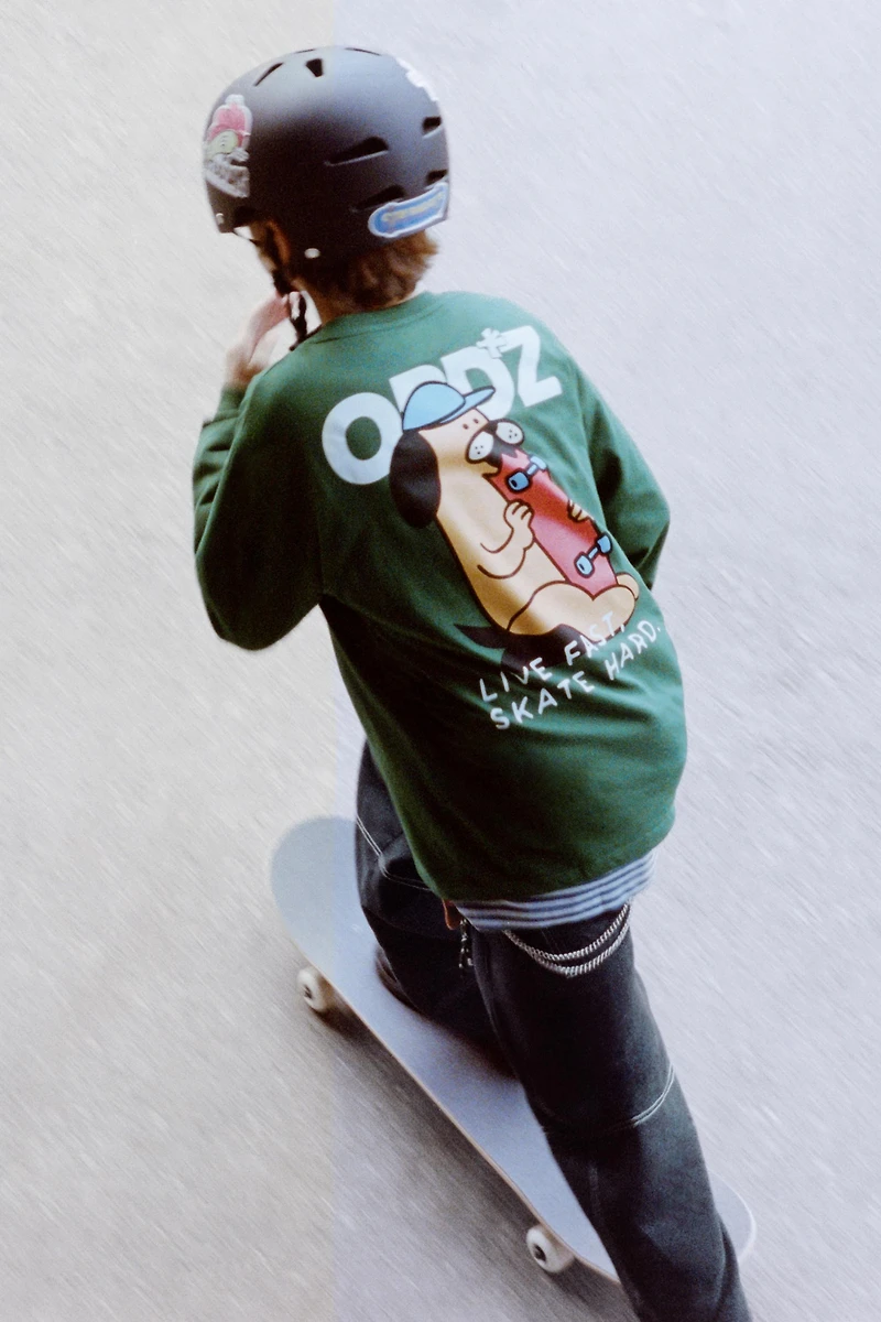T-SHIRT IMPRIMÉ SKATE