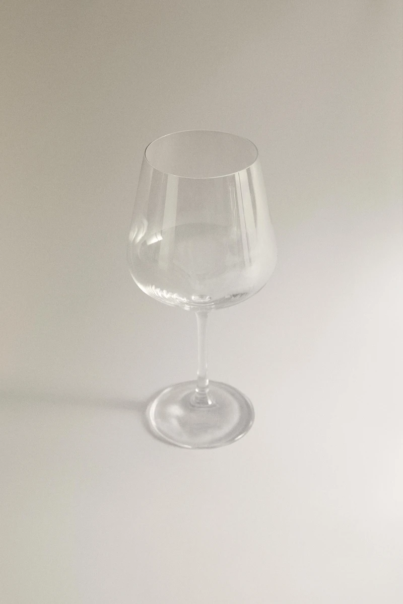 LARGE BOHEMIA CRYSTAL GLASS