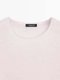 Linen blend T-shirt