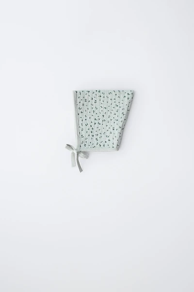 FLORAL QUILTED BONNET