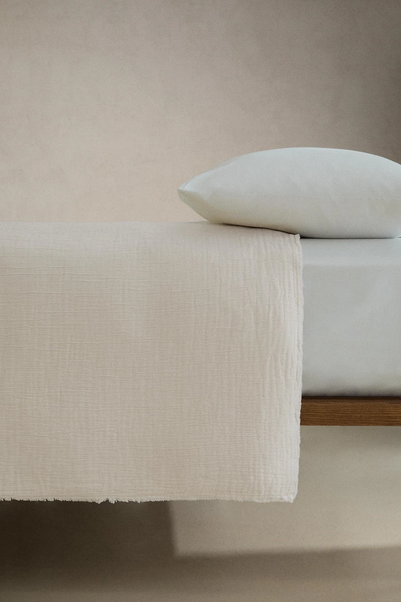 DOUBLE-FACED CHIFFON BEDSPREAD