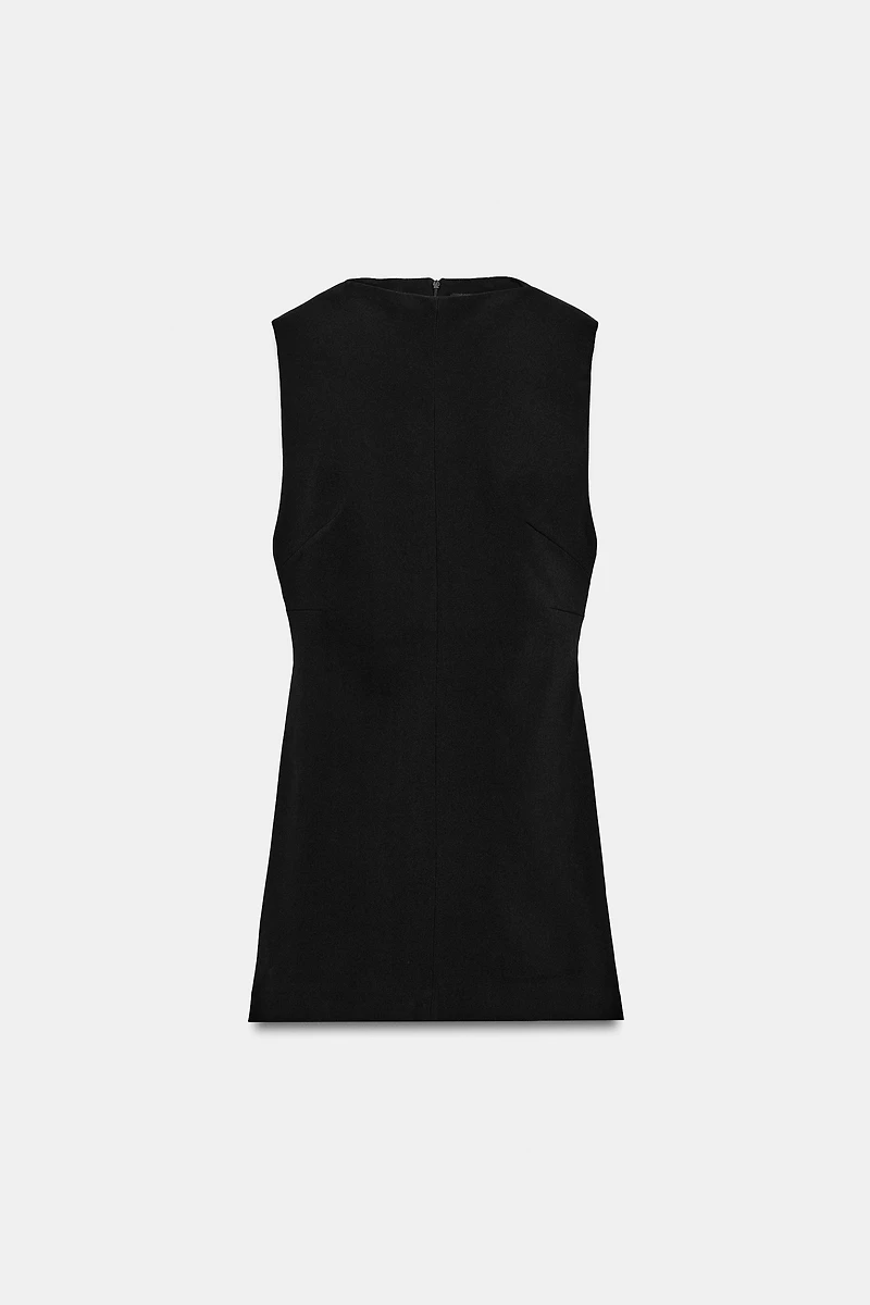 SHORT MOCK NECK DRESS