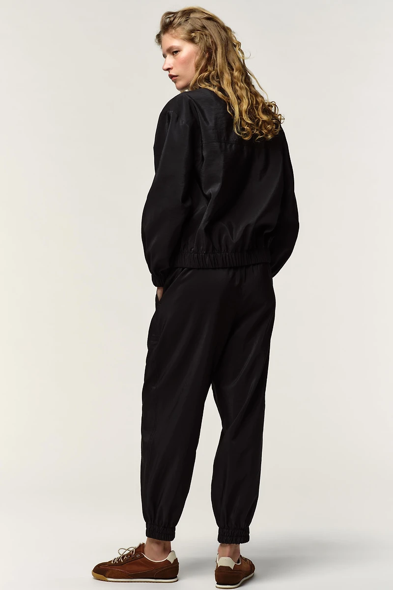 HIGH COLLAR BOMBER JACKET