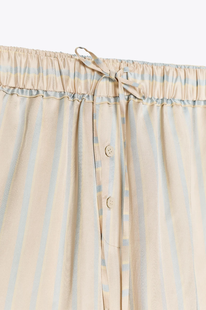 STRIPED PAJAMA PANTS ZW COLLECTION