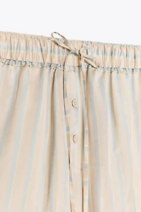 STRIPED PAJAMA PANTS ZW COLLECTION