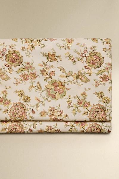 FLORAL SATEEN FLAT SHEET