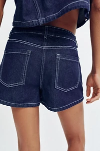JUPE-PANTALON Z1975 EN JEAN CROISÉE