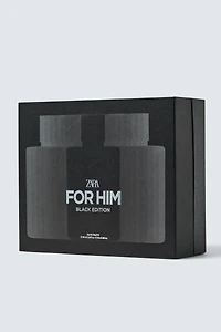 FOR HIM BLACK EDITION EDT SET 100 ML (3.4 FL.OZ) + 50 ML (1.7 FL. OZ)
