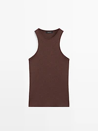 Lightweight 100% cotton knit top