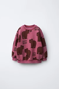 BEARS PRINT SWEATSHIRT