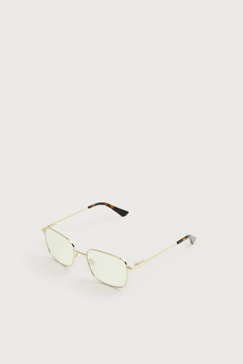 SQUARE METAL SUNGLASSES