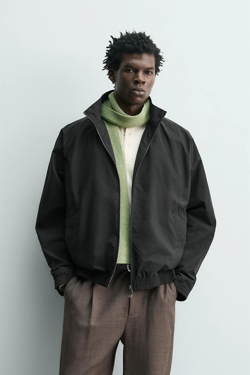 RELAXED FIT BOMBER JACKET