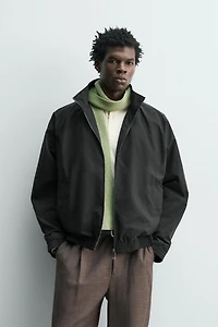 RELAXED FIT BOMBER JACKET