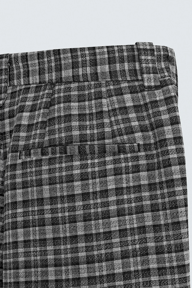 CHECK SUIT TROUSERS HARRY LAMBERT FOR ZARA X DISNEY