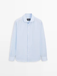 Slim fit 100% cotton shirt